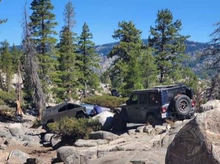 Cybertruck Fails On The Rubicon Trail And Has Been Sitting There For Days